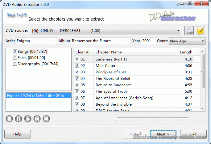 dvd audio extractor license file